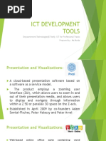 Ict Development Tools: Empowerment Technologies (E-Tech) : ICT For Professional Tracks Prepared By: Ms Naidz