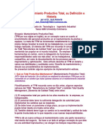 definicion e historiaTPM Mantenimiento Productivo Total.doc