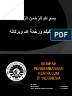 Sejarah Pengembangan Kurikulum Di Indonesia