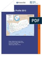 Yemen Country Profile 2013