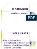 Financial Accounting: Prof Padmini Srinivasan