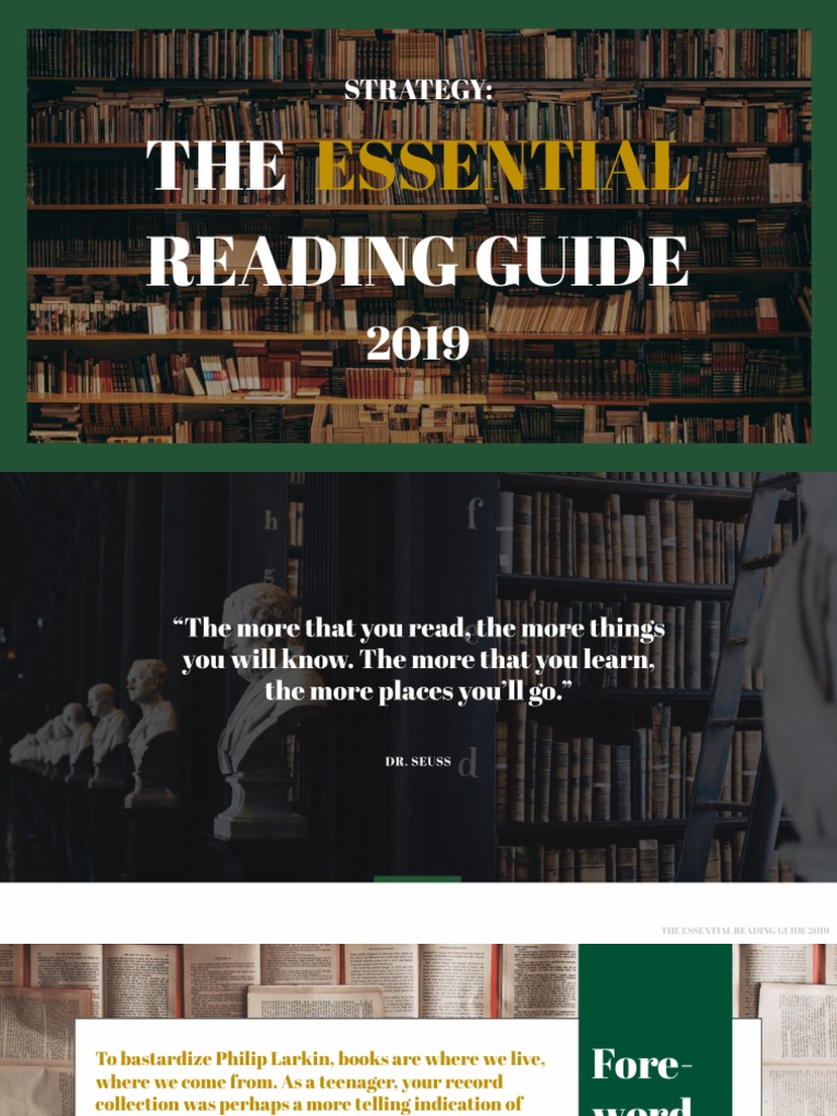 2019 Essential Reading for Strategists | PDF | Marketing | Advertising