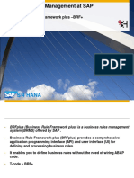 Business Rules Management at SAP: S/4 Hana