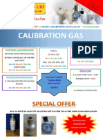 Calibration Gas: Call: Joanne On 01200 445804 or
