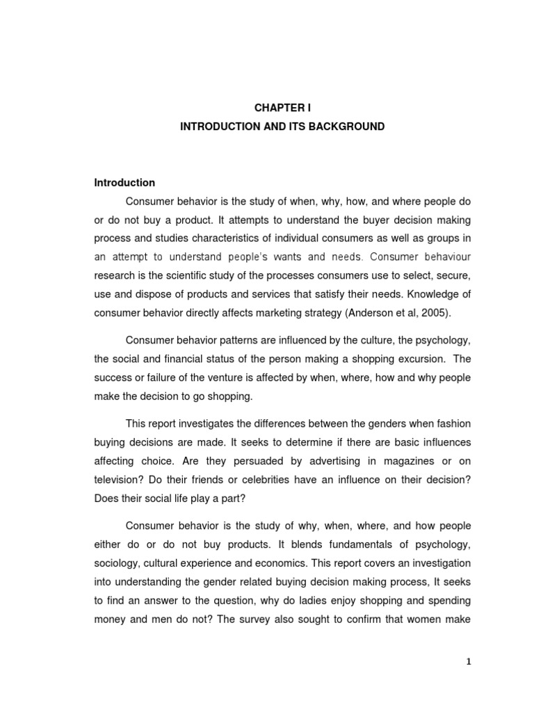 ABM Thesis Sample 1 | PDF | Consumer Behaviour | Behavior