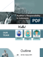 Auditor Responsibility in Indonesia