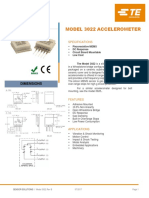 Model 3022 Accelerometer: Dimensions