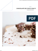 Chocolate de Coco Con Frutos Secos