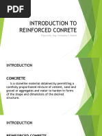 Introduction To Reinforced Conrete: Prepared By: Engr. Christopher E. Rodolfo