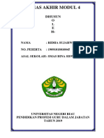 Tugas Akhir Modul 4 Ridha Sujarwati