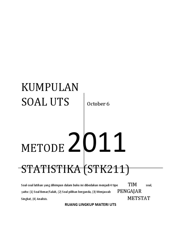 Contoh Soal Soal Statistik