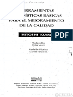 CALIDAD Kume Hitoshi - Herramientas Estadisticas Para El Mejoramiento de La Calidad