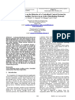 Effects of Time Delays on the Behavior of a Centralized Control System for Providing System Ancillary Services in an Active Distribution Network