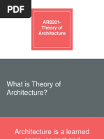 Theory of Architecture