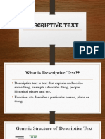 Descriptive Text Ppt