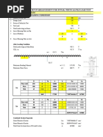 Design Test Setup Arrangement For Initial Vertical Pile Load Test A Design of Main Beam Condition 1 - After Loading Condition