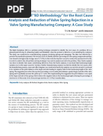 Applicatuon of 8d Methodology