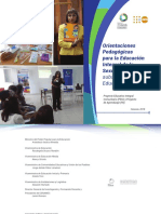 Orientaciones Pedagógicas para La Educ, Integral de La Sexualidad PDF