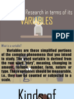 Types of Research Variables