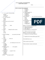 Soal Bahasa Inggris Kelas 4 SD