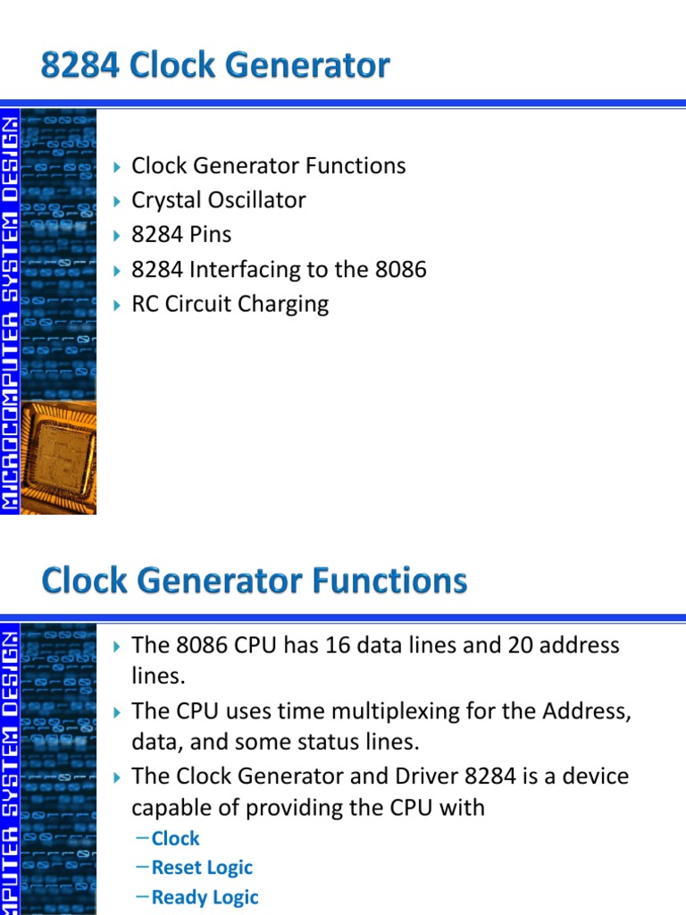 Clock Generator Function | PDF | Electronic Oscillator | Electrical Network