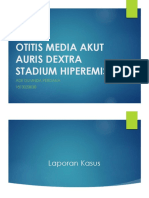 Otitis Media Akut Auris Dextra Stadium Hiperemis