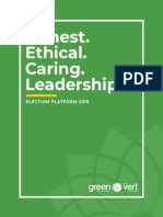 2019 Green Party of Canada Platform