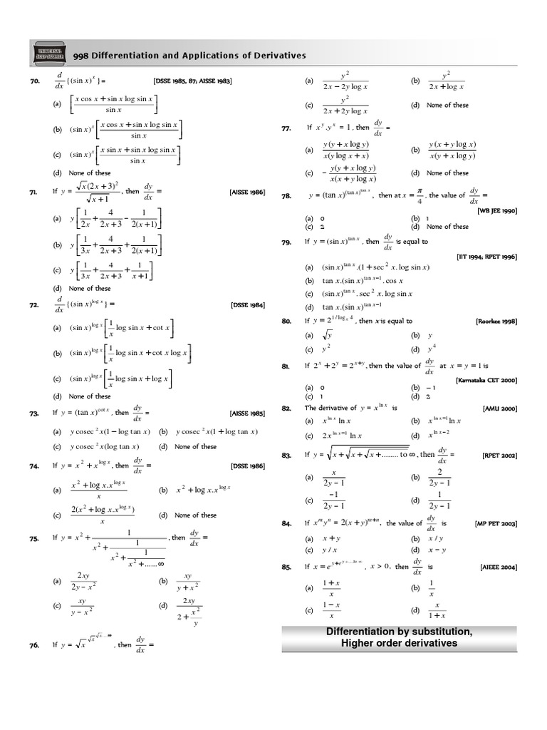 Differentiation And Application Of Derivative 2 1 Derivative Operator Theory