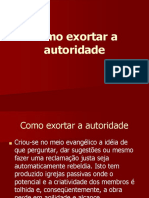 Aula 12 - Como Exortar A Autoridade