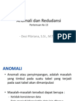 Anomali Dan Redudansi