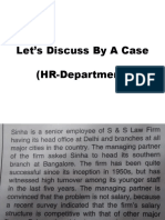 Let's Discuss by A Case (HR-Department)