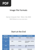 Image File Formats