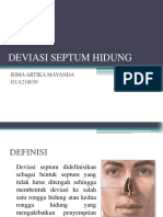 Deviasi Septum Nasi