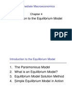 Introduction To The Equilibrium Model: Intermediate Macroeconomics