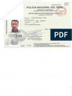 Certificado de Antecedentes Policiales