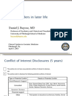 Sleep Disorders in Later Life: Daniel J. Buysse, MD
