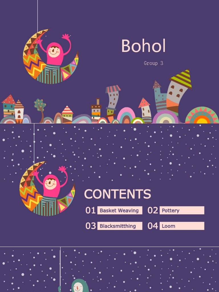 Arts and Crafts of Bohol PDF Loom Basket Weaving