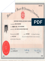 10th Class Certificate