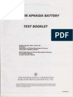 Western Aphasia Battery PDF