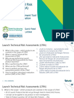 Product Launch Risk Assessment Presentation - LATAM - February 2019 Training