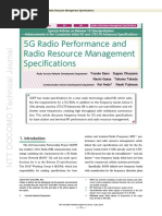 5G Radio Performance and Radio Resource Management Specifications