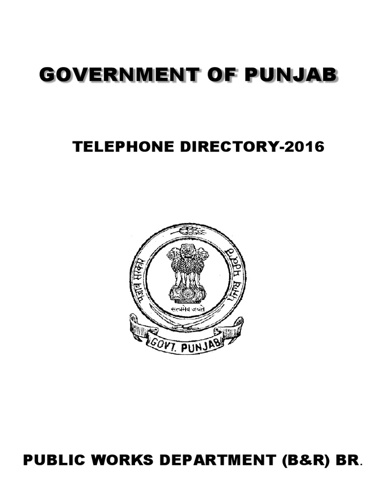 Punjab Govt. Diaryp (3) Member Of Parliament Government Of India