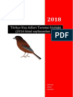 Turkish Bird Names HTML 2016 PDF