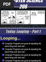 Today: Looping - Part 1