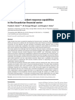 Cybersecurity Incident Response Capabilities in The Ecuadorian Financial Sector2018Journal of CybersecurityOpen Access