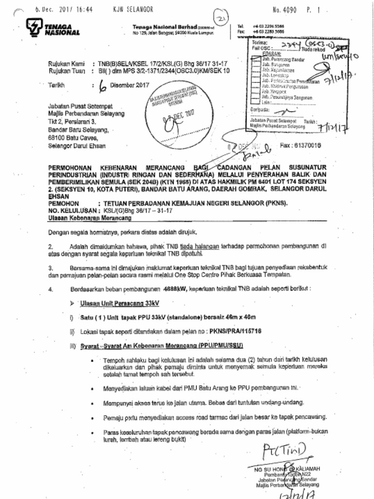 Requirement TNB | PDF