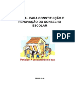 Guia para constituição e renovação do Conselho Escolar