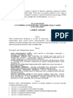 Pravilnik o Uslovima Za Ispust. Otpadnih Voda U Javnu Kanalizaciju - R.Srpska