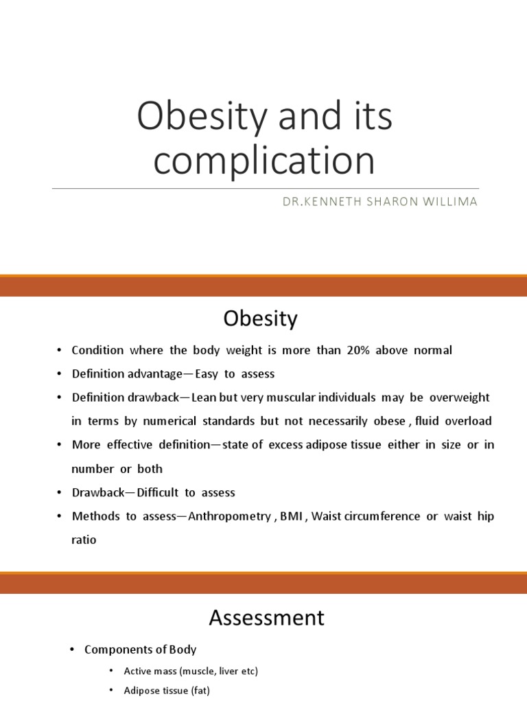 Obesity and Its Complication | PDF | Obesity | Body Mass Index