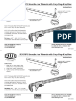 RCORP3 Smooth Jaw Wrench With Corp Stop Key Disc: Instructions